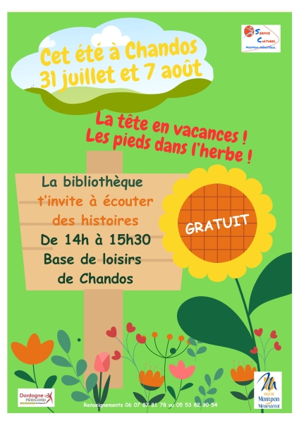 AFFICHE_LECTURE_GRATUITE_A_CHANDOS_31_07_ET_07_08_2024